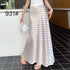 Polka Dot Print A-Line Satin Skirts